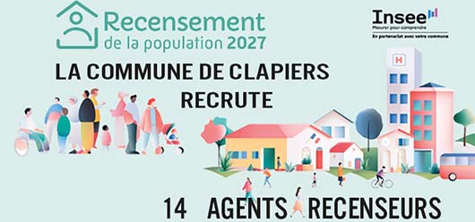 Recensement de la population : la commune recrute des agents