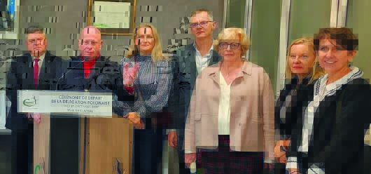 Accueil de la délégation de notre commune jumelle de Celestynów, en Pologne 