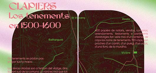 Des cartes des toponymes anciens de Clapiers