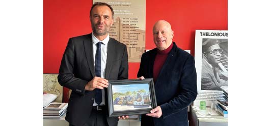 Ensemble pour l’avenir de Clapiers : visite du président Delafosse