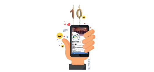 Bon anniversaire à la page Facebook de Clapiers !