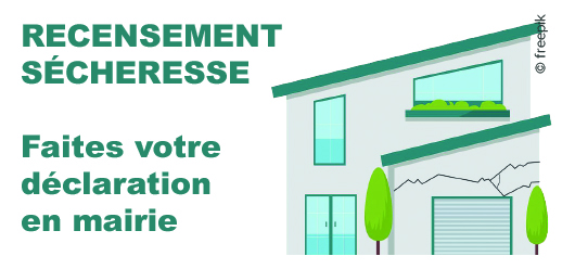 Déclarez en mairie vos dégâts dus à la sécheresse 2021