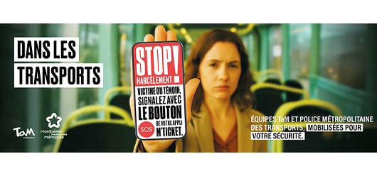 Stop Harcèlement sur le réseau TaM : alertez en cas de danger