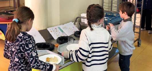 Pas de gaspillage alimentaire dans les restaurants scolaires de Clapiers !