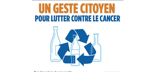 Trier le verre, un geste simple pour lutter contre le cancer !