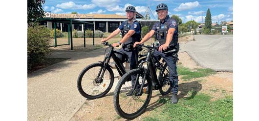 La police municipale dotée de deux vélos électriques !