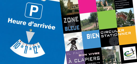 Stationner en zone bleue, c'est gratuit