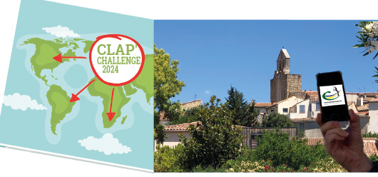 Challenge 2024 : faites voyager le logo de Clapiers