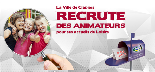 Offres d'emploi : animation en accueil de loisirs