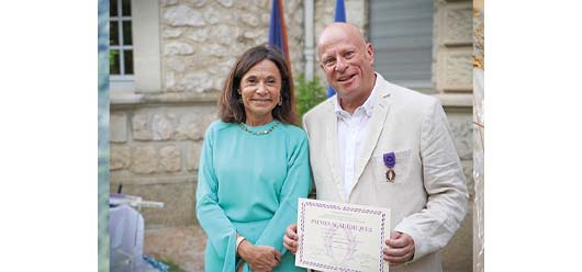 Éric Penso, officier des Palmes académiques 