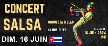 Concert salsa avec l'Orquesta Melao