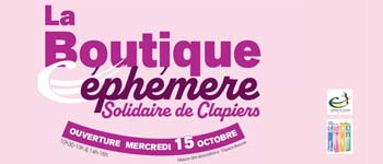 La boutique éphémère ouvre ses portes