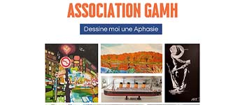 Exposition de l'association GAMH : peintures : « Dessine-moi une aphasie » 