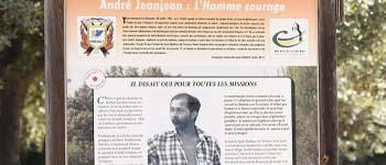 Cérémonie en l'honneur du pompier André Jeanjean