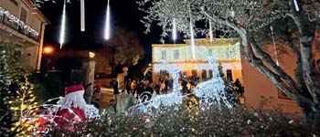 Lancement des illuminations de Noël