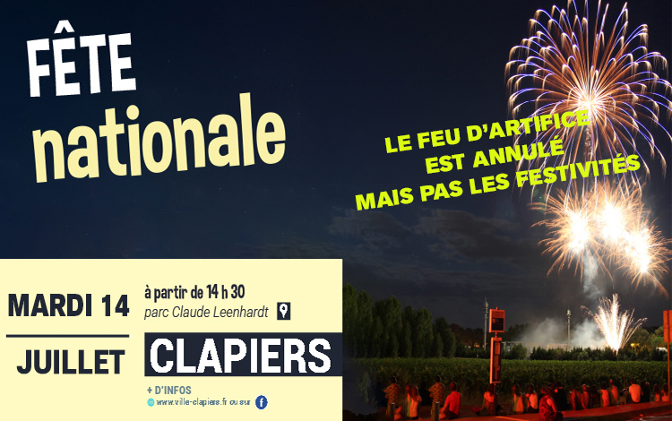 14 juillet : pensez à réserver votre repas