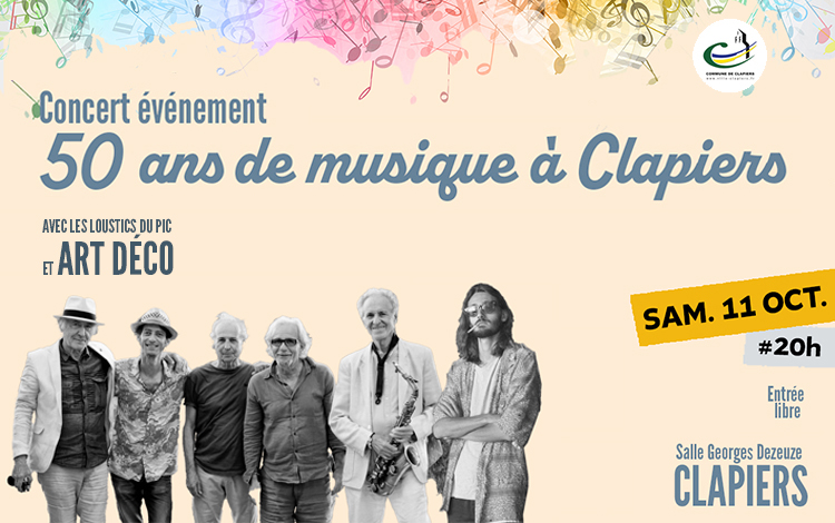 50 ans de musique à Clapiers