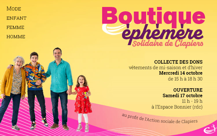 La Boutique éphémère présente sa collection automne