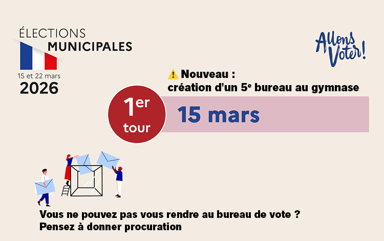 Élections municipales, c'est pour bientôt