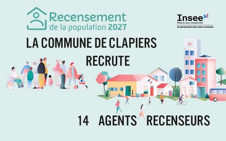 Recensement de la population : la commune recrute des agents