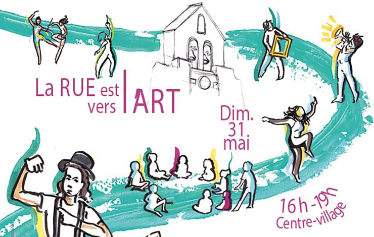 La rue est vers l’art : une après-midi artistique et culturelle dans les rues du village
