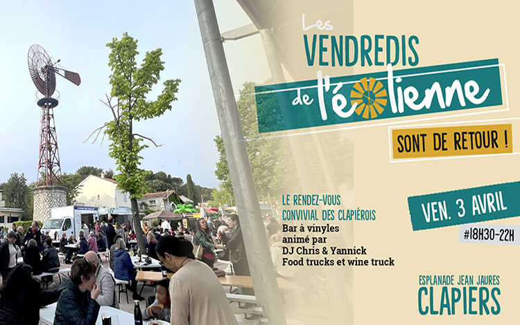 Les Vendredis de l'éolienne sont de retour