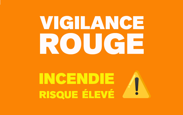 Risque élevé de feux de forêt