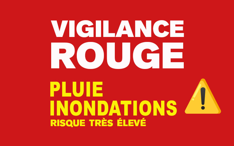 VIGILANCE ROUGE PLUIE-INONDATION